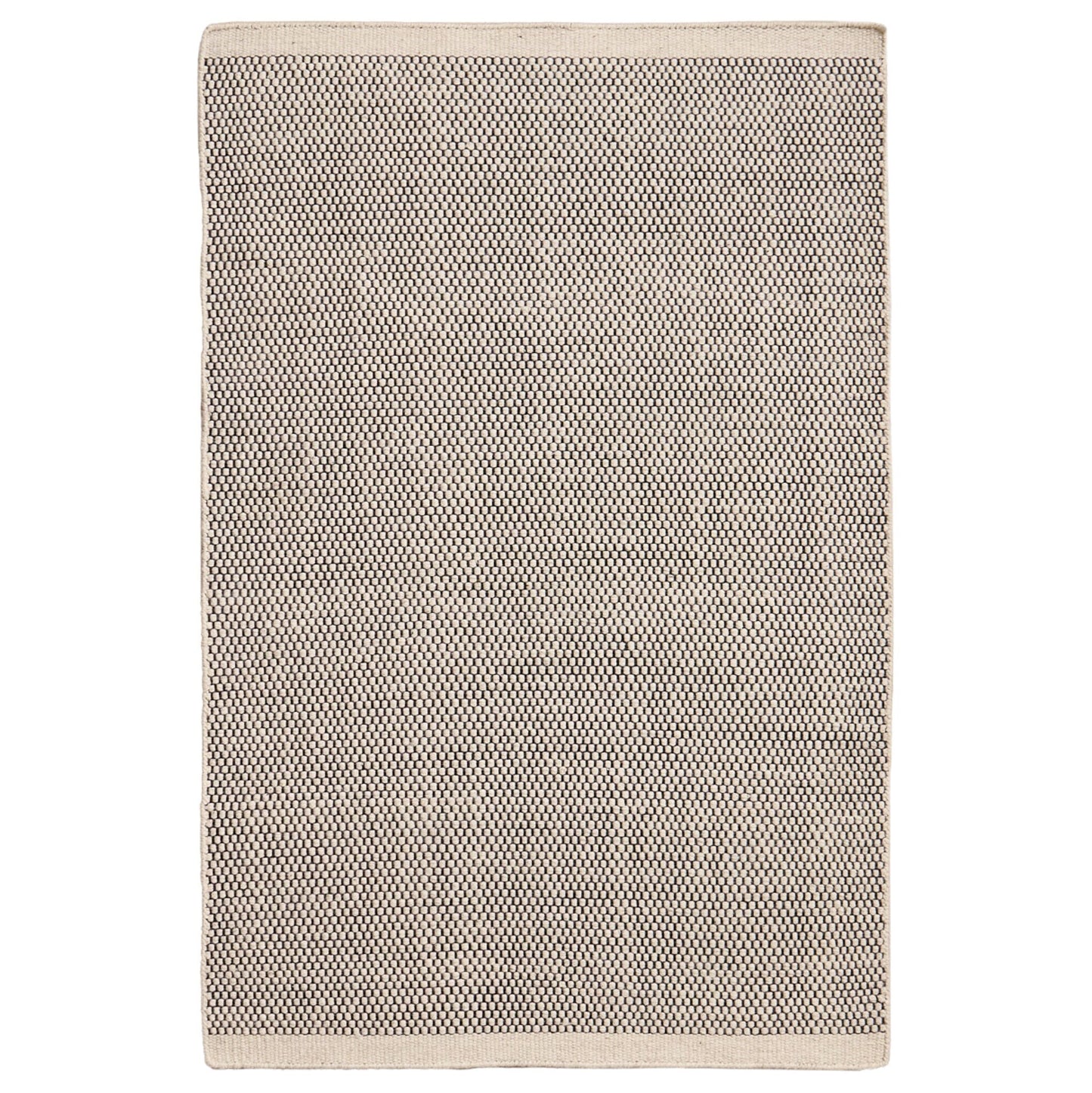 Atcham Black/Natural Pebble Wool with Cotton Rug - 200 x 290cm