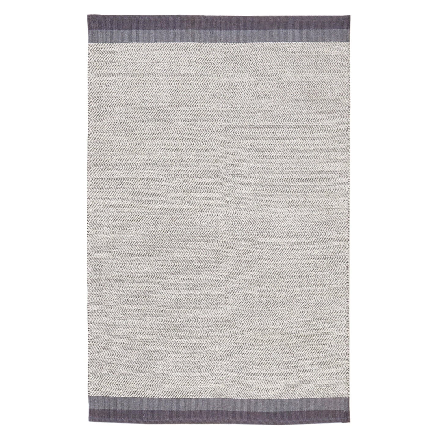 Elston Cotton Rug - Mist Grey - 120cm X 170cm