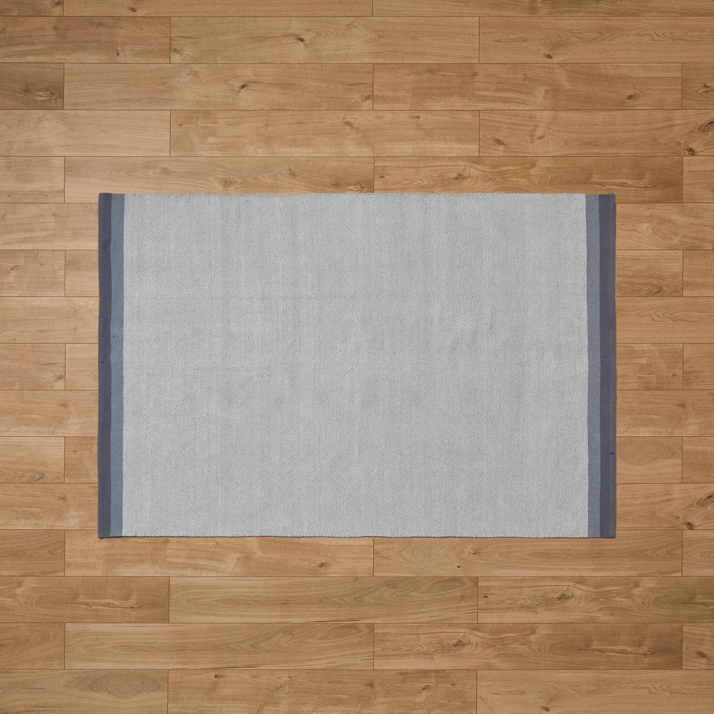 Elston Cotton Rug - Mist Grey - 120cm X 170cm