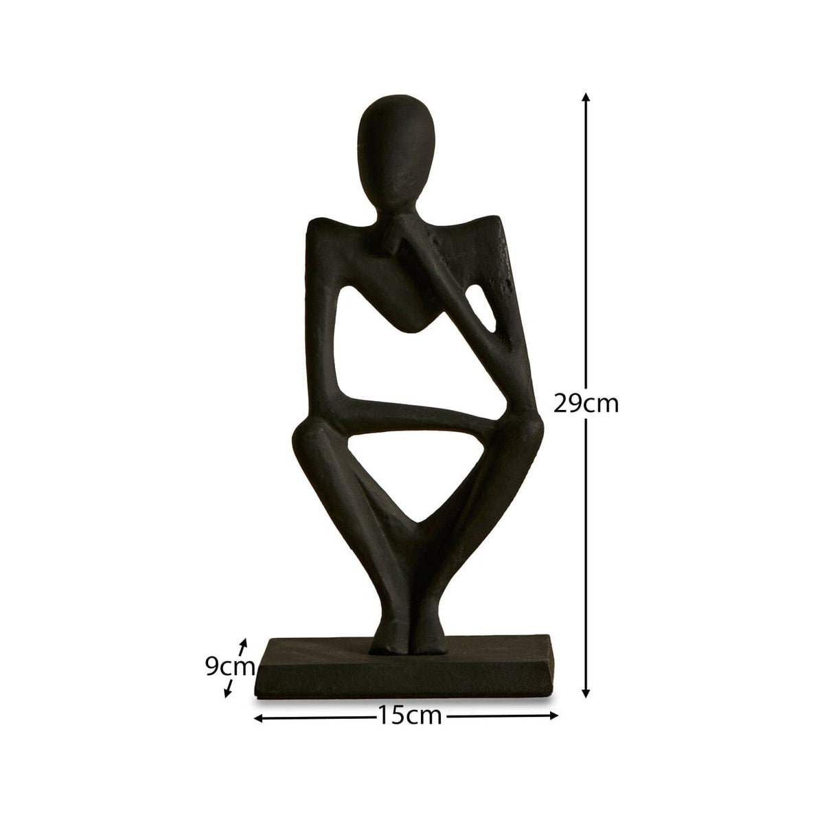 Embley Black Metal Figurine Ornament - Laura James
