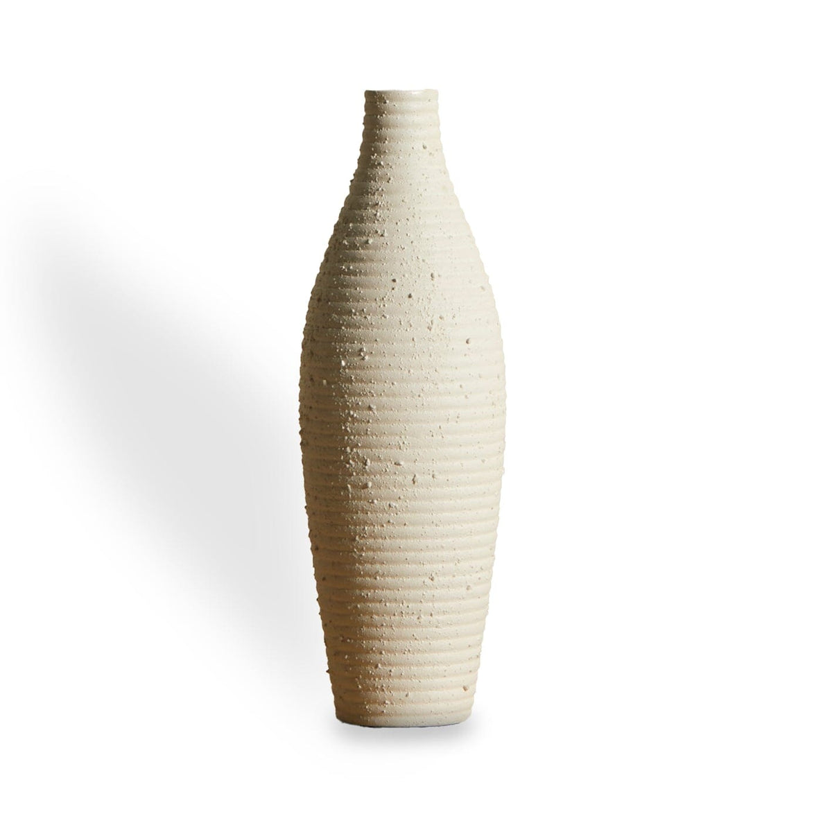 Ripley 26cm Concreate Effect Ceramic Vase - Laura James