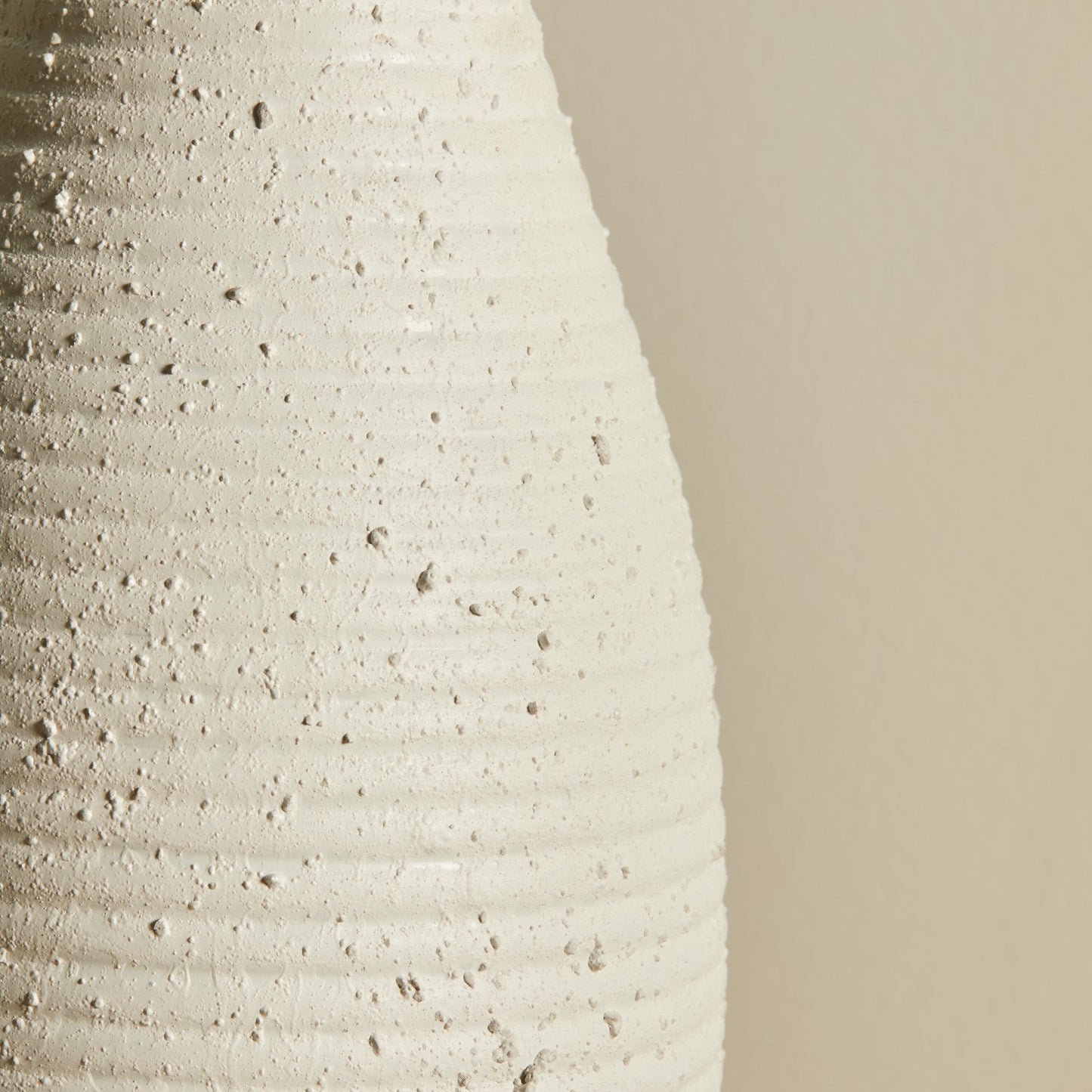 Outlet - Ripley Ceramic Vase - Concrete Effect - 33cm