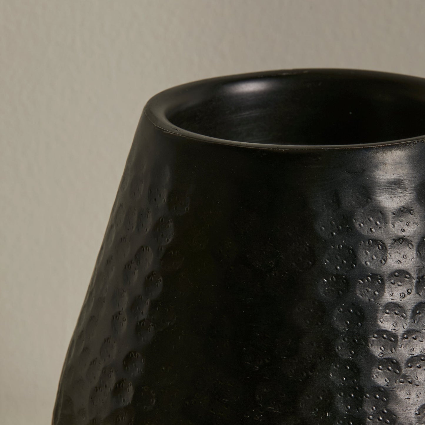 Outlet - Hale 13.5cm Metal Candle Holder - Black Bronze