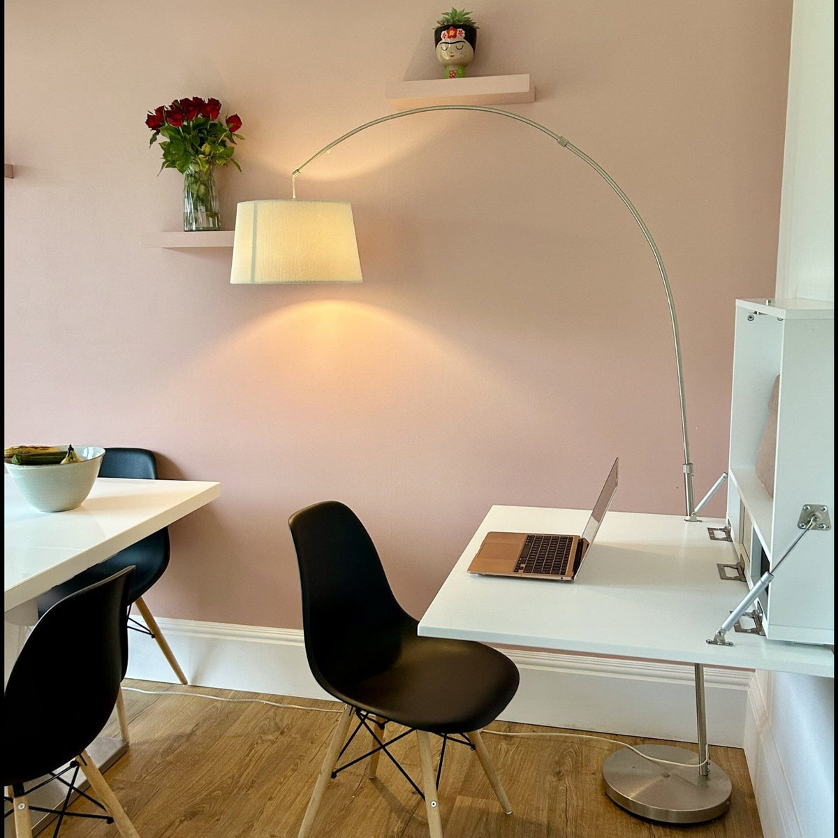 Linden Folding Desk - Snow White