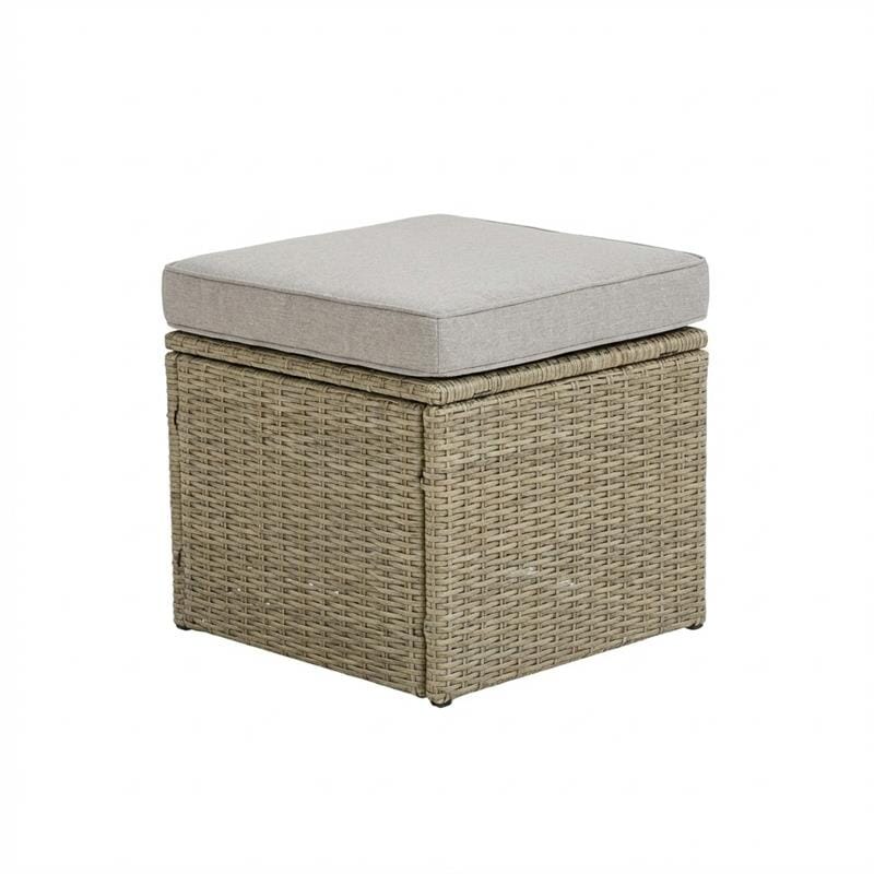 Aston 9 Seater Rattan Garden Corner Dining Set - Light Grey with Polywood Top - Laura James