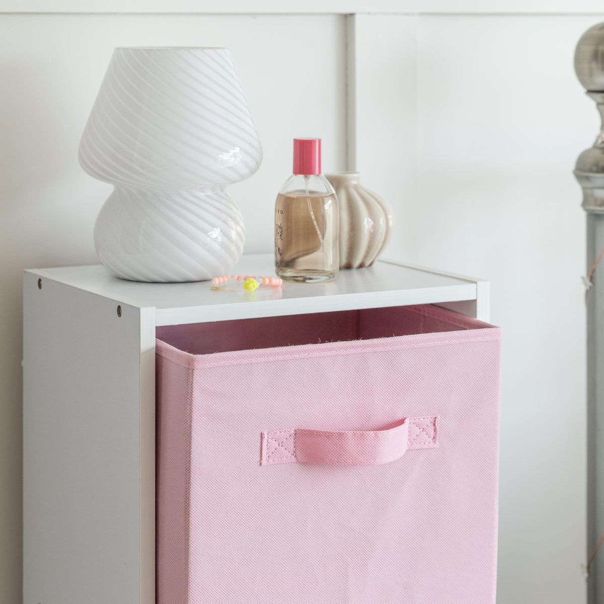 4 Tier Storage Unit / White Bookcase - Laura James