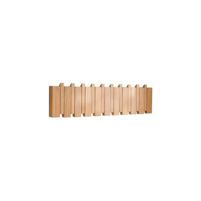 Lowell WhitewashOak Folding Coat Rack - Laura James