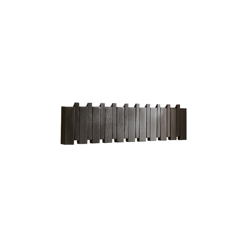 Lowell Black Oak Folding Coat Rack - Laura James
