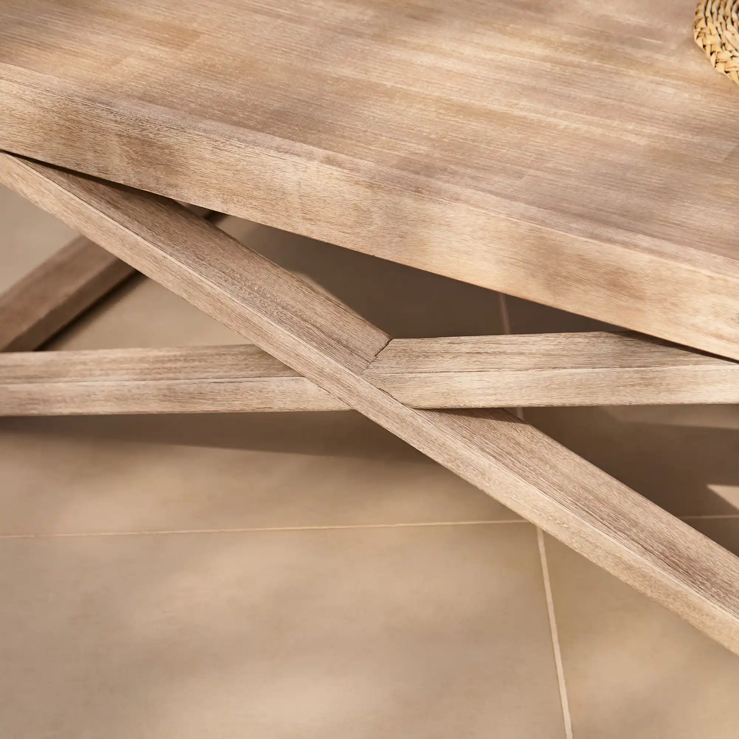 Akira Rectangular Acacia Coffee Table- Laura James