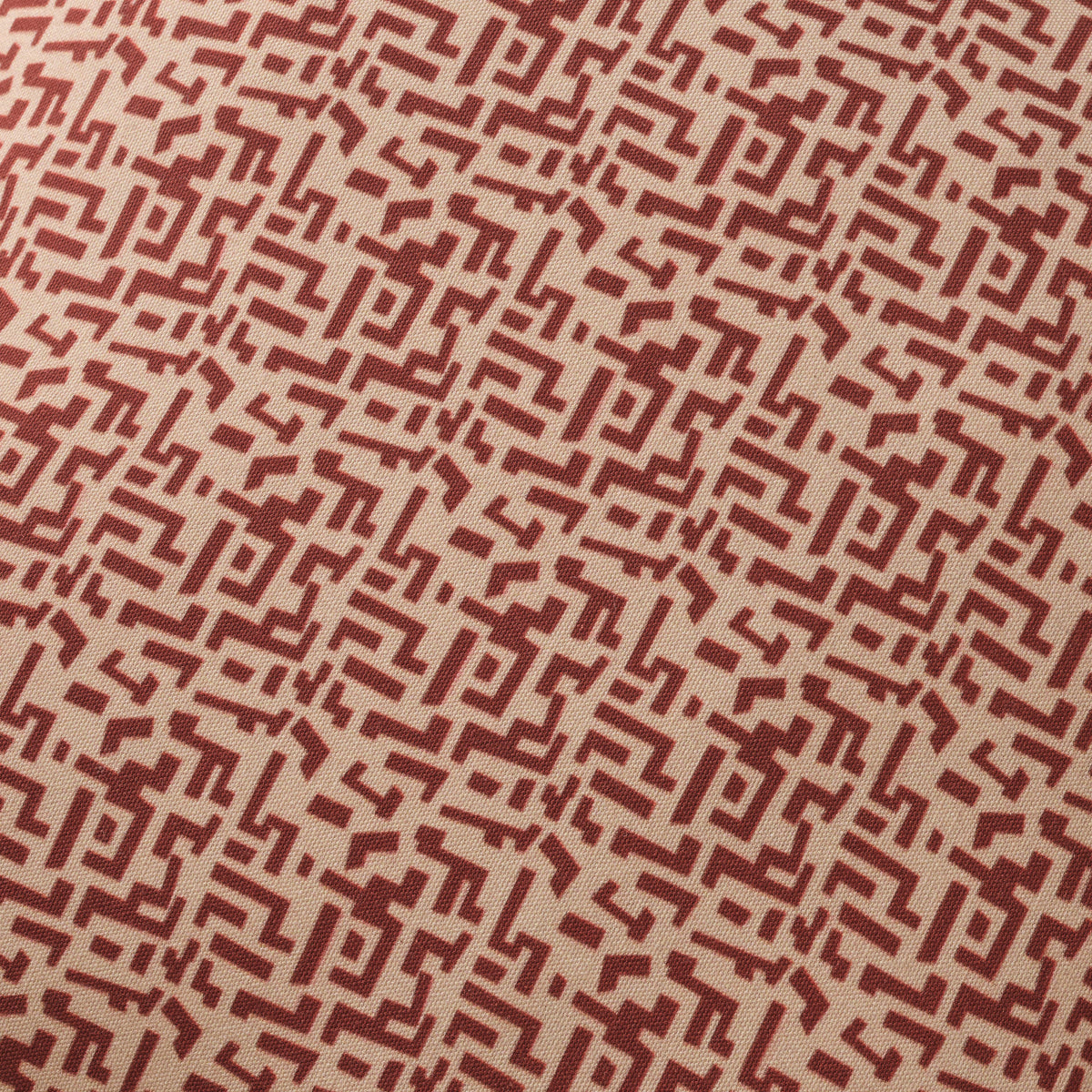 Aldeburgh 45x45cm Cushion Cover - Russet Red Abstract - Laura James