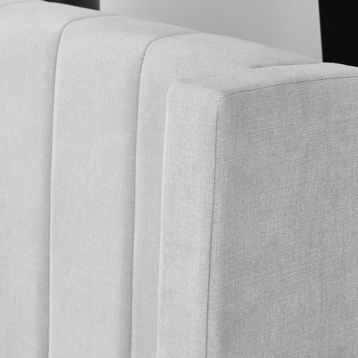 Alice King Ottoman Bed - Cloud Grey - Laura James