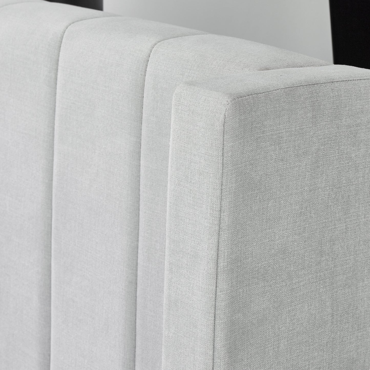 Alice King Ottoman Bed - Cloud Grey - Laura James