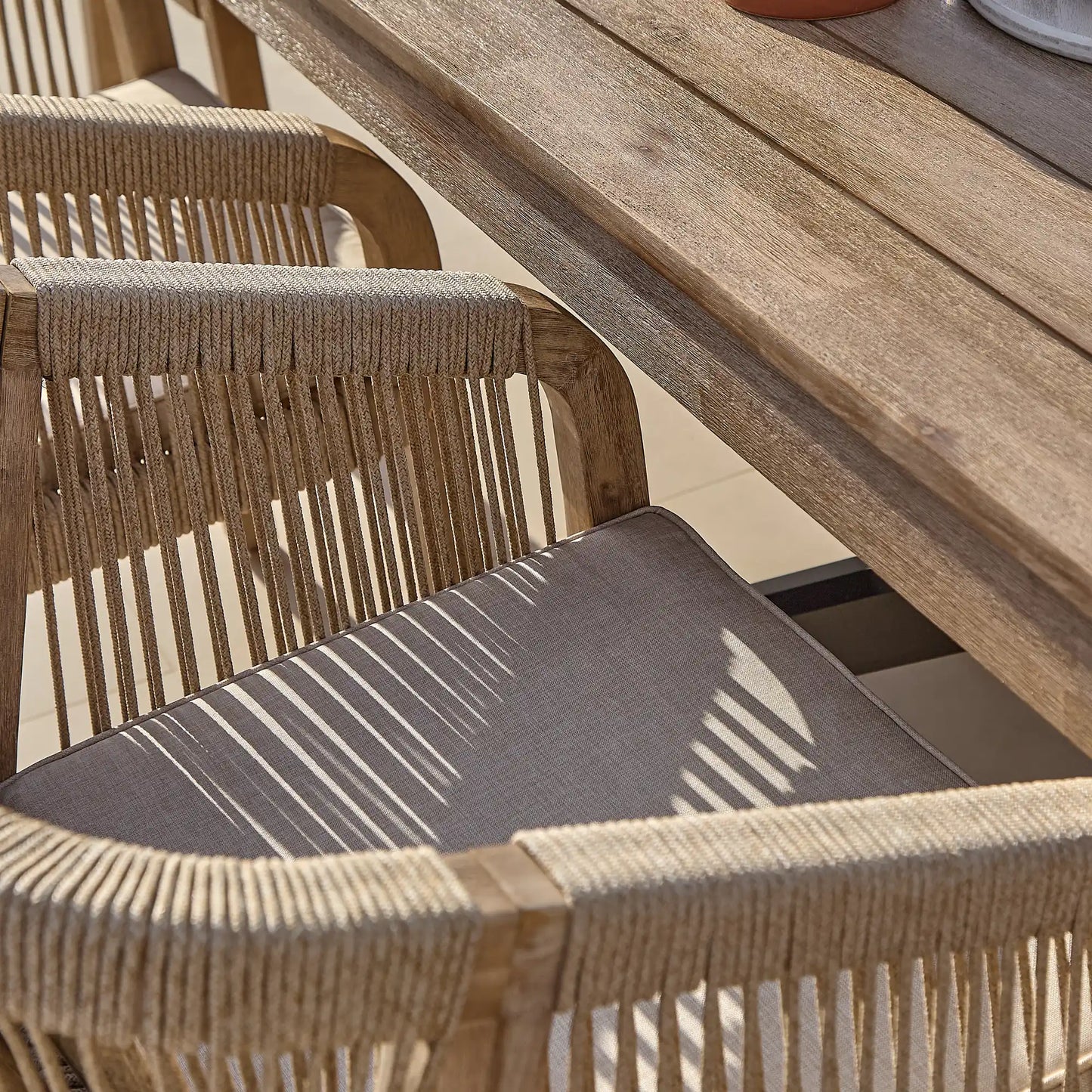 Nala String Outdoor Dining Chairs - Laura James