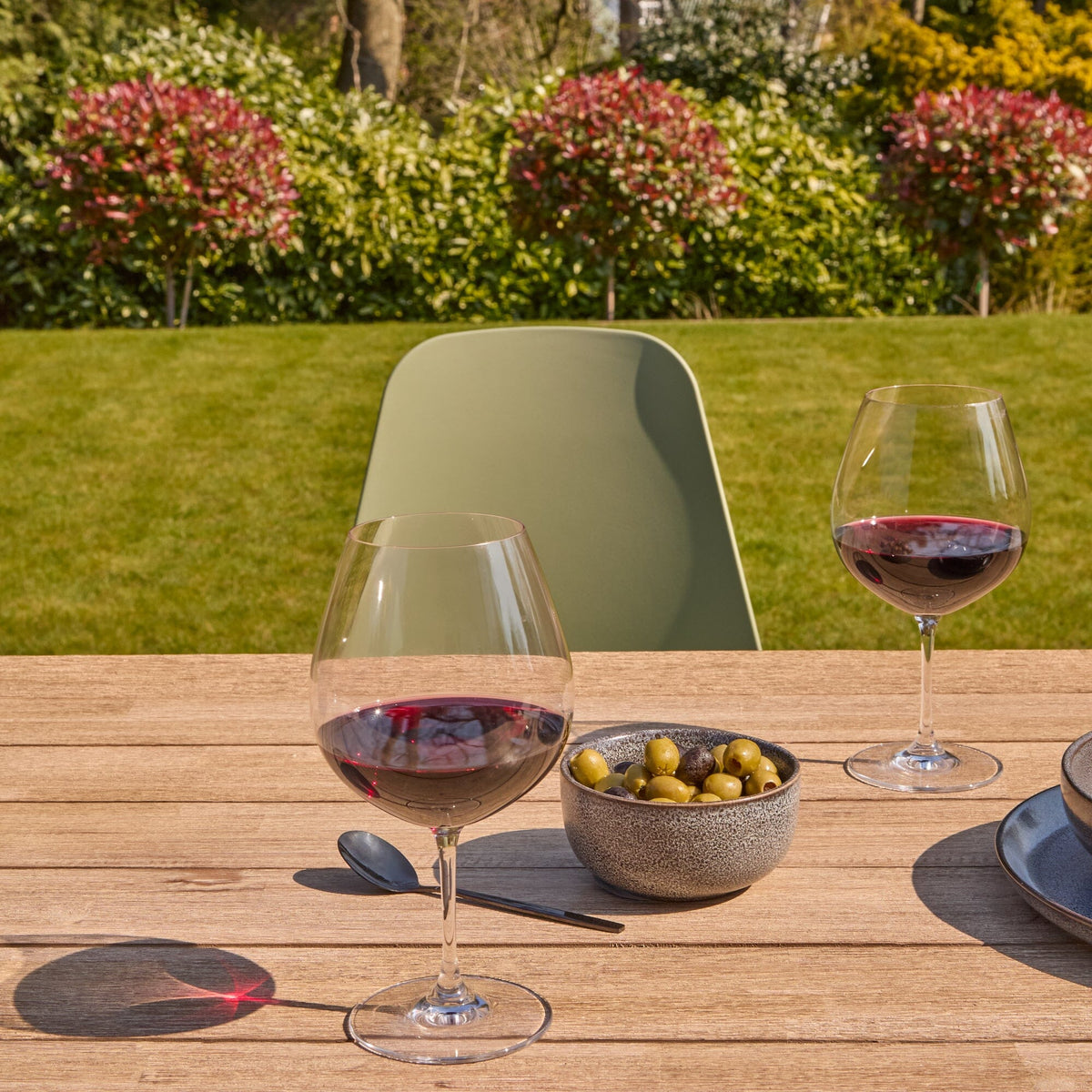 Amelia 6 Seater Wooden Garden Dining Set with 6 Wren Chairs