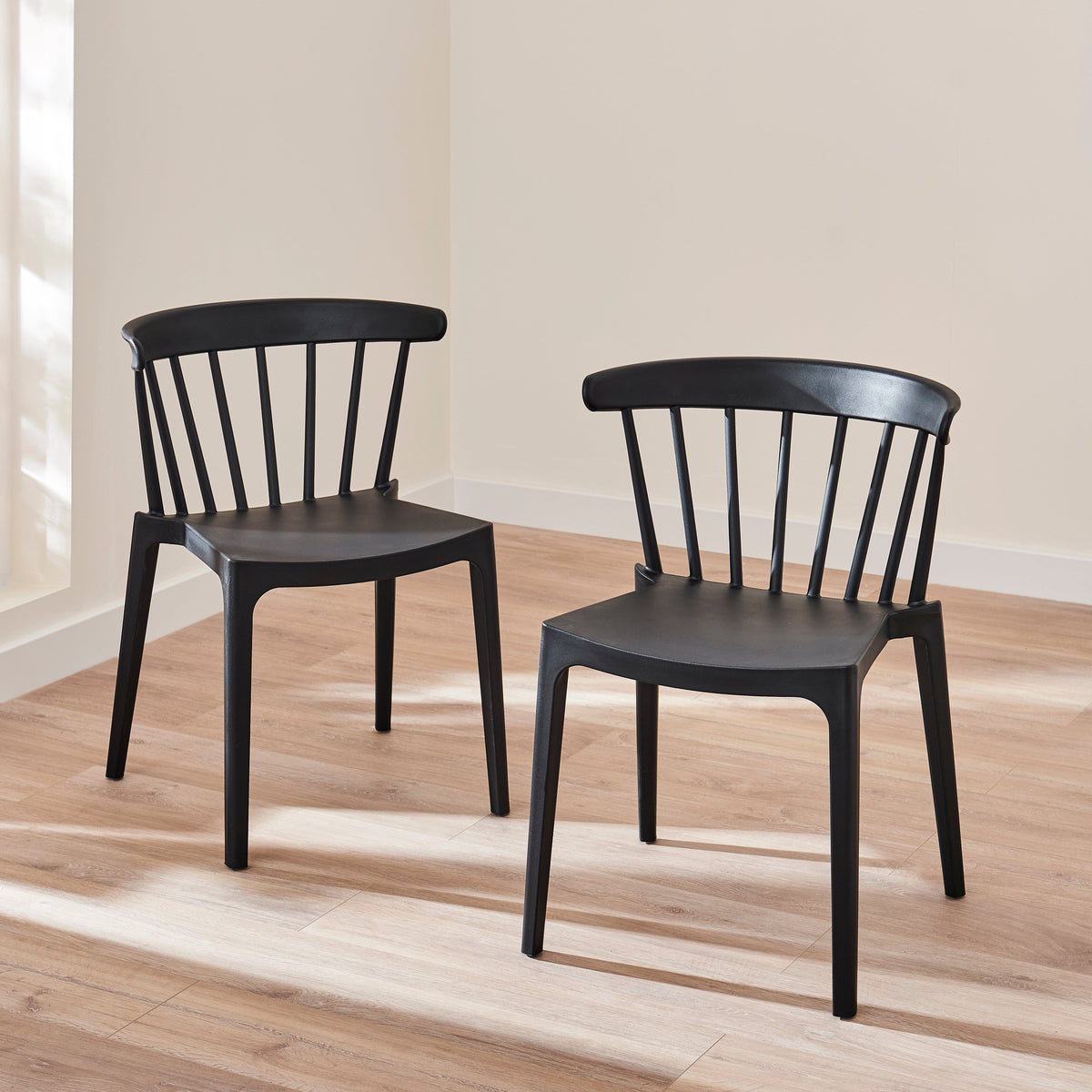 Agatha Black Dining Chairs - Set of 2
- Laura James