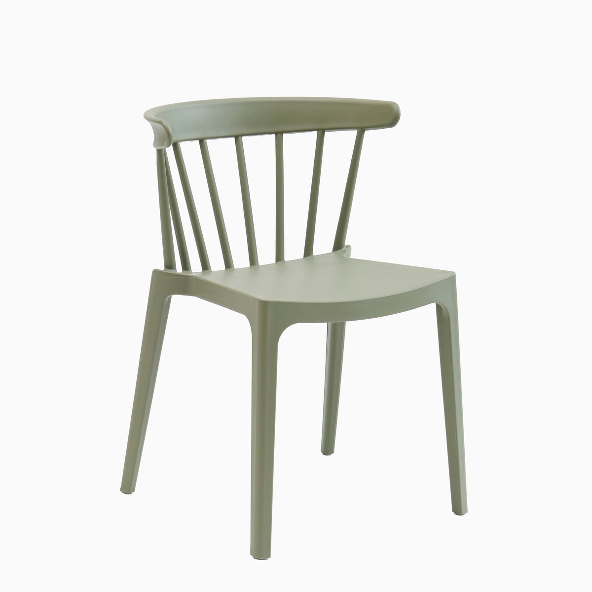 Agatha Dining Chairs - Set of 4 - Olive Green - Laura James
