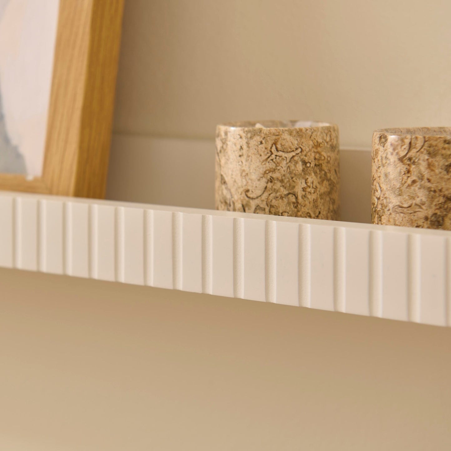 Alba 100cm Picture Ledge - White - Laura James