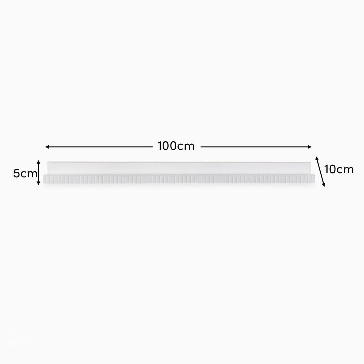 Alba 100cm Picture Ledge - White - Laura James