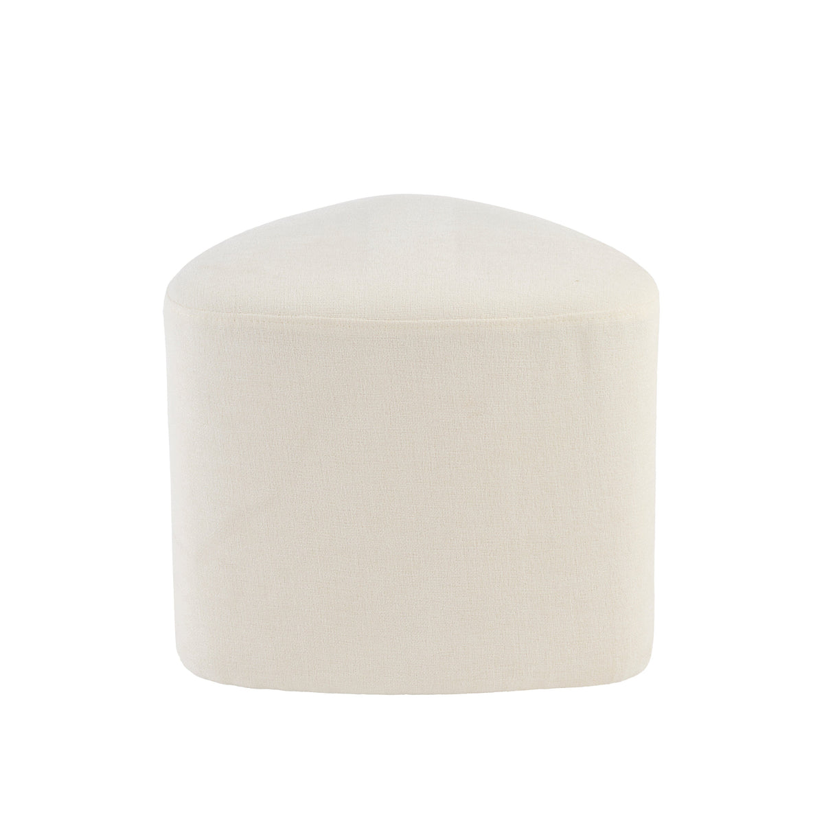 Alder Footstool - Oyster White - Laura James
