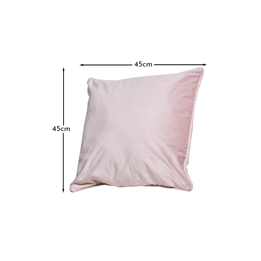 Alford 45x45cm Velvet Cushion Cover - Rose Pink