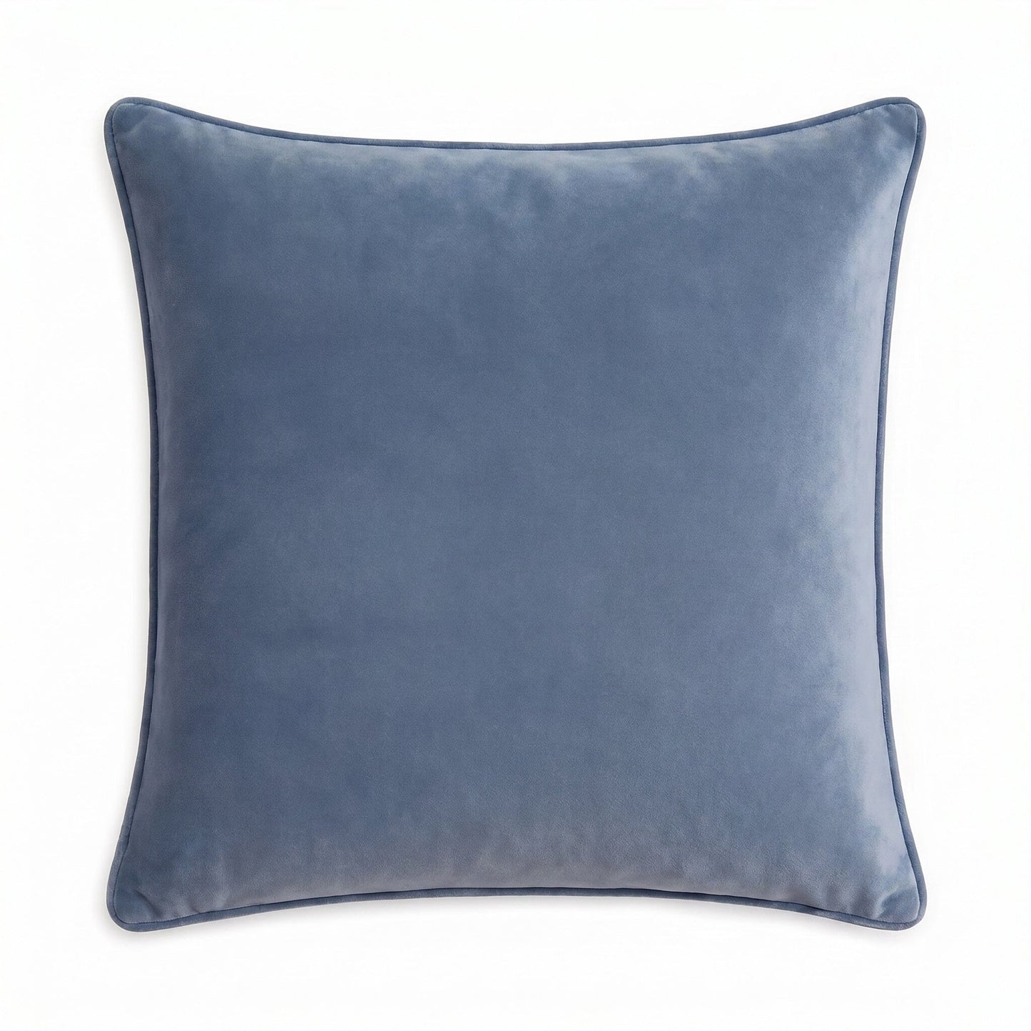 Alford 45x45cm Velvet Cushion Cover - Cornflower Blue - Laura James