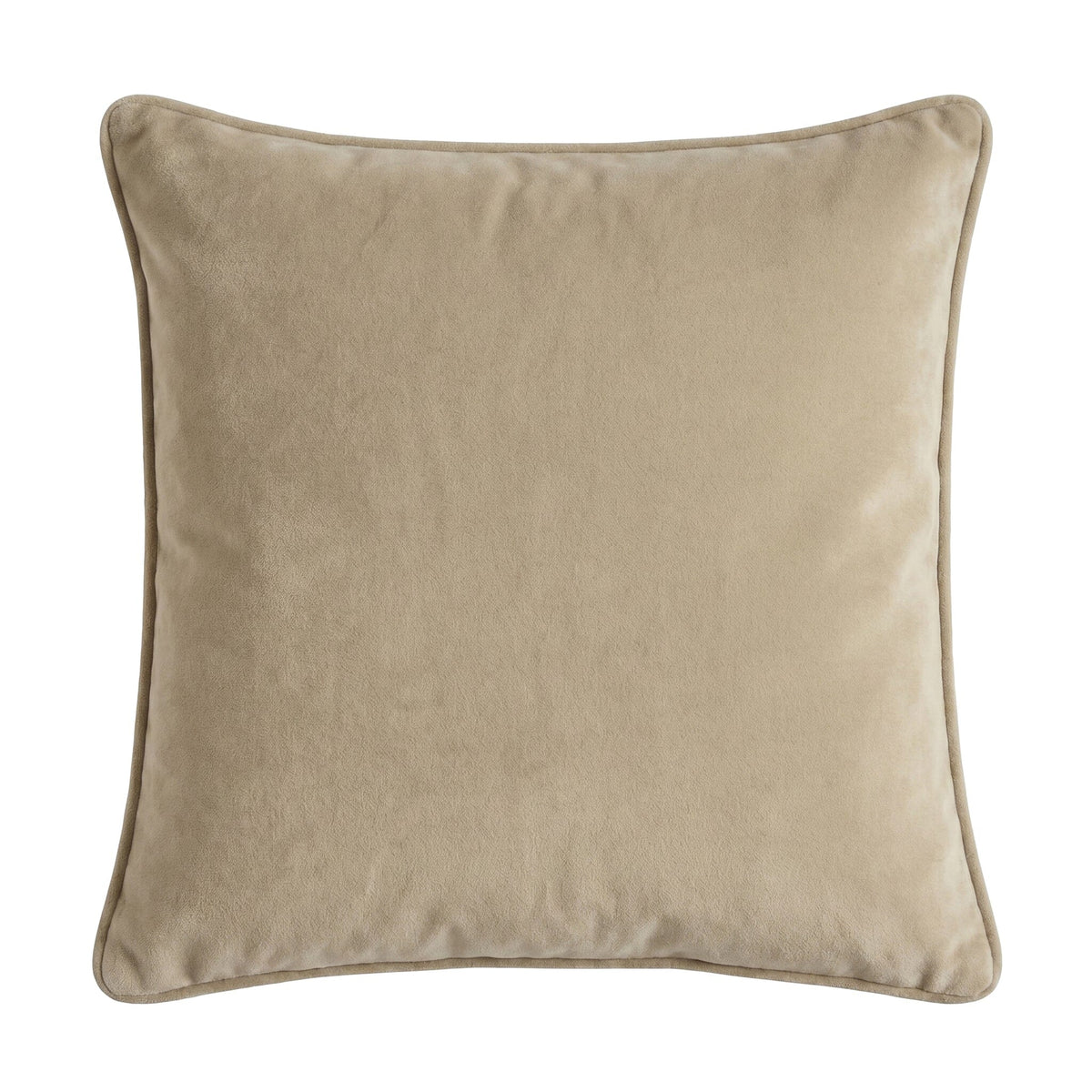 Alford 45x45cm Velvet Piped Edge Scatter Cushion Cover - Clay - Laura James