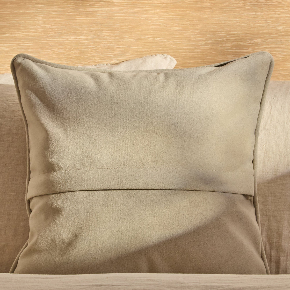 Alford 45x45cm Velvet Piped Edge Scatter Cushion Cover - Clay - Laura James