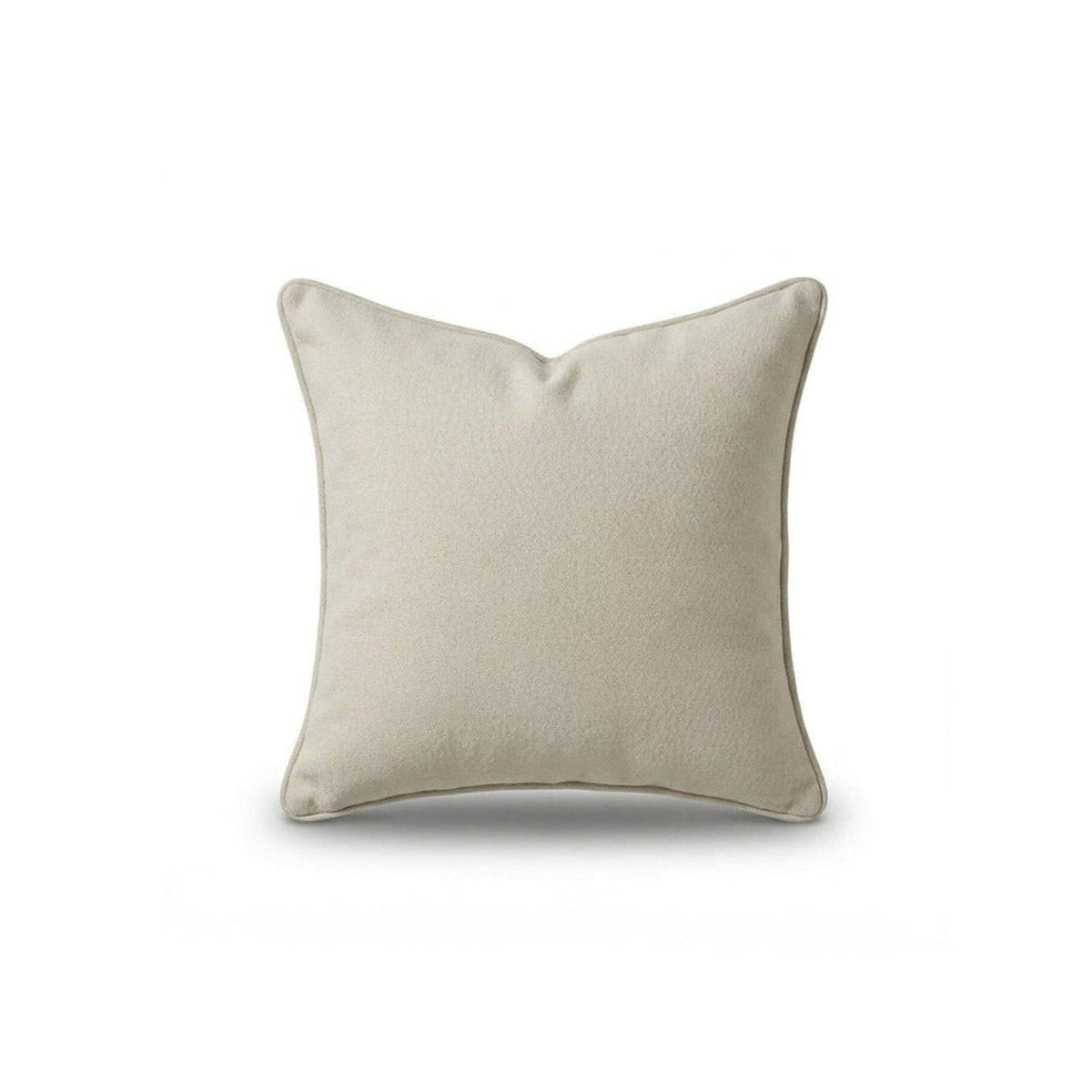 Alford 45x45cm Piped Edge Scatter Cushion Cover - Ivory - Laura James