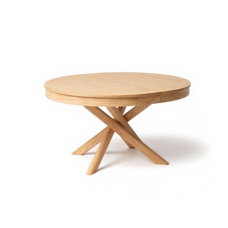 Amelia Extendable Whitewash Oval Dining Table - Laura James