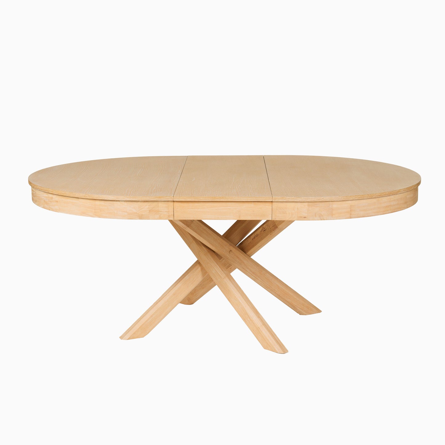Amelia Pale Oak Extendable Dining Table - Laura James