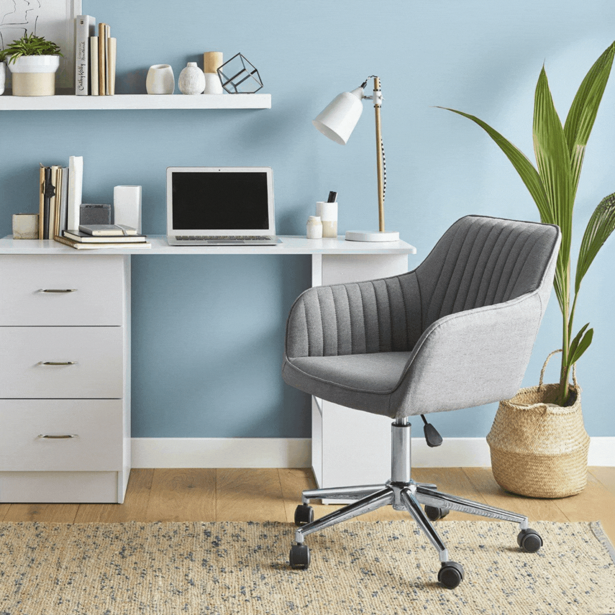 Anna Office Swivel Chair - Grey
- Laura James