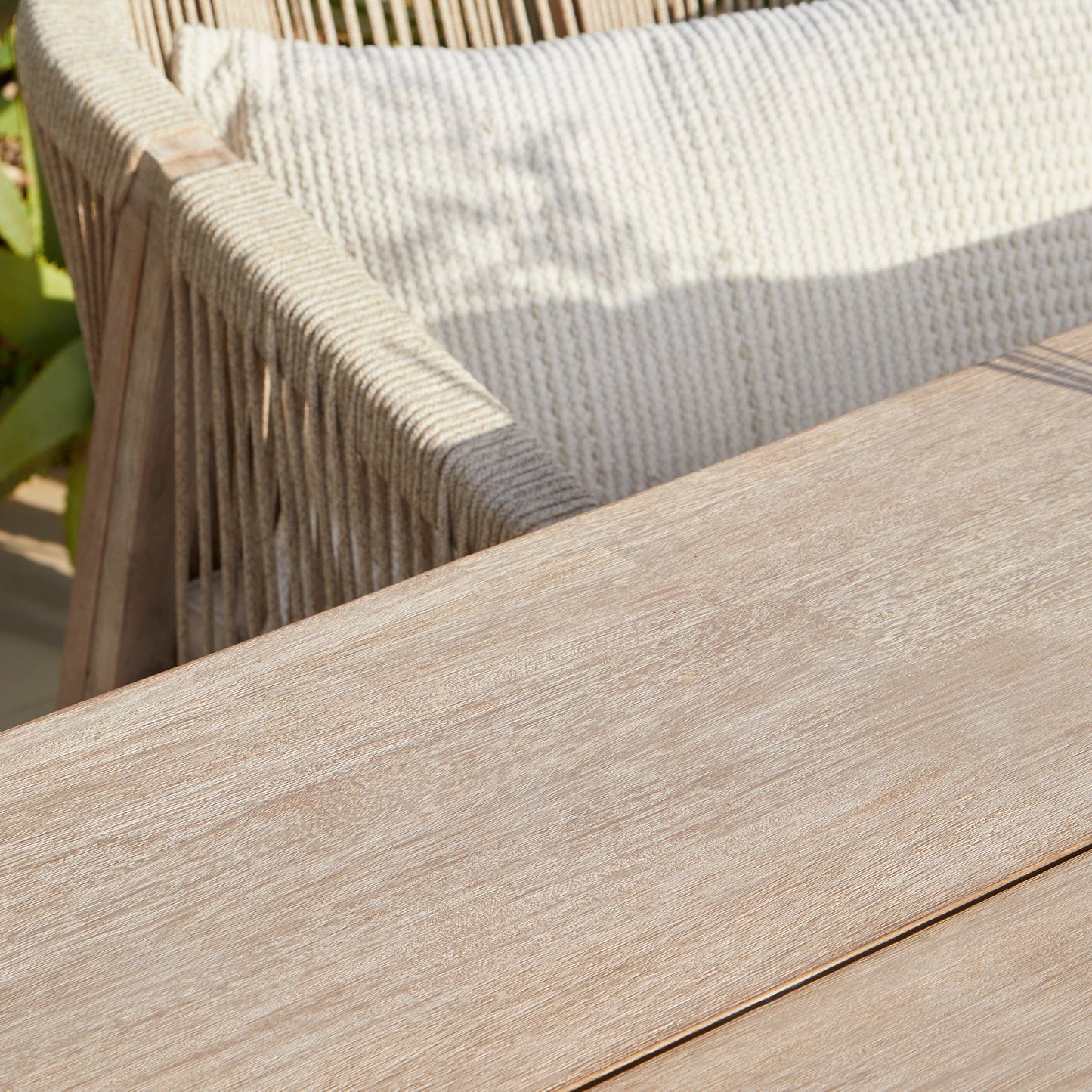 Charlotte 6 Seater Wooden Garden Dining Set with Nala Chairs - Laura James