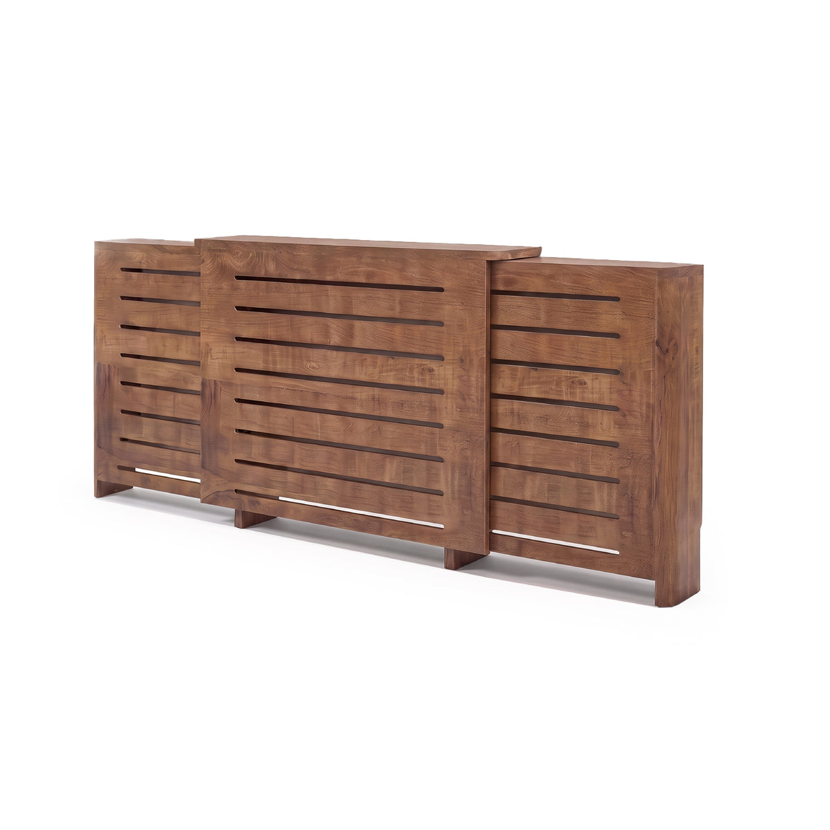 Asha Adjustable Radiator Cover - Almond Brown - Laura James