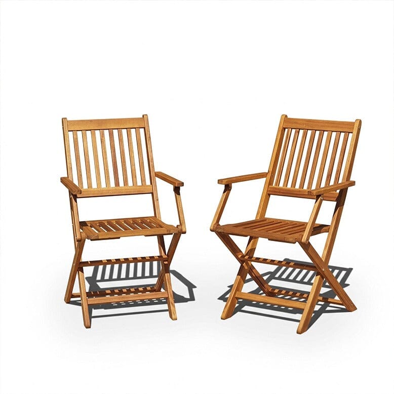 Ashby 8 Seater Wooden Round Garden Dining Set with Arms - 160cm - Laura James