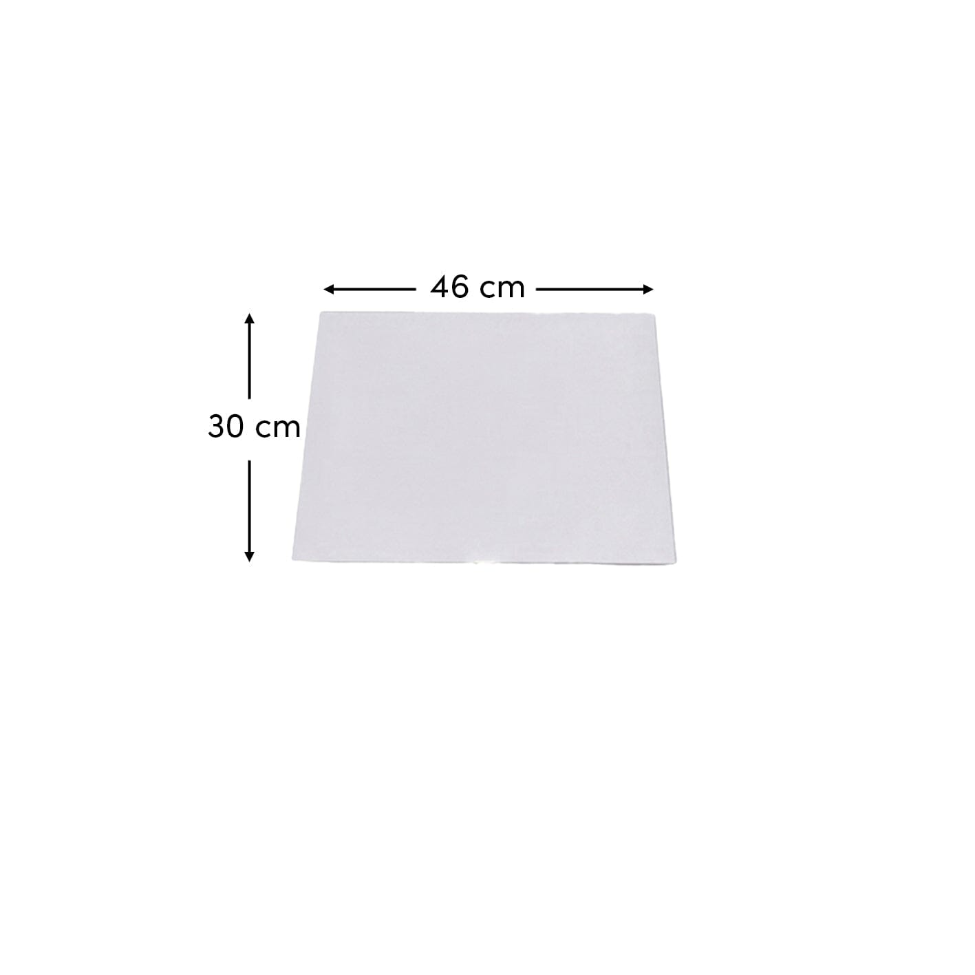 Ashurst White Rectangular Lamp Shade White - 46cm - Laura James