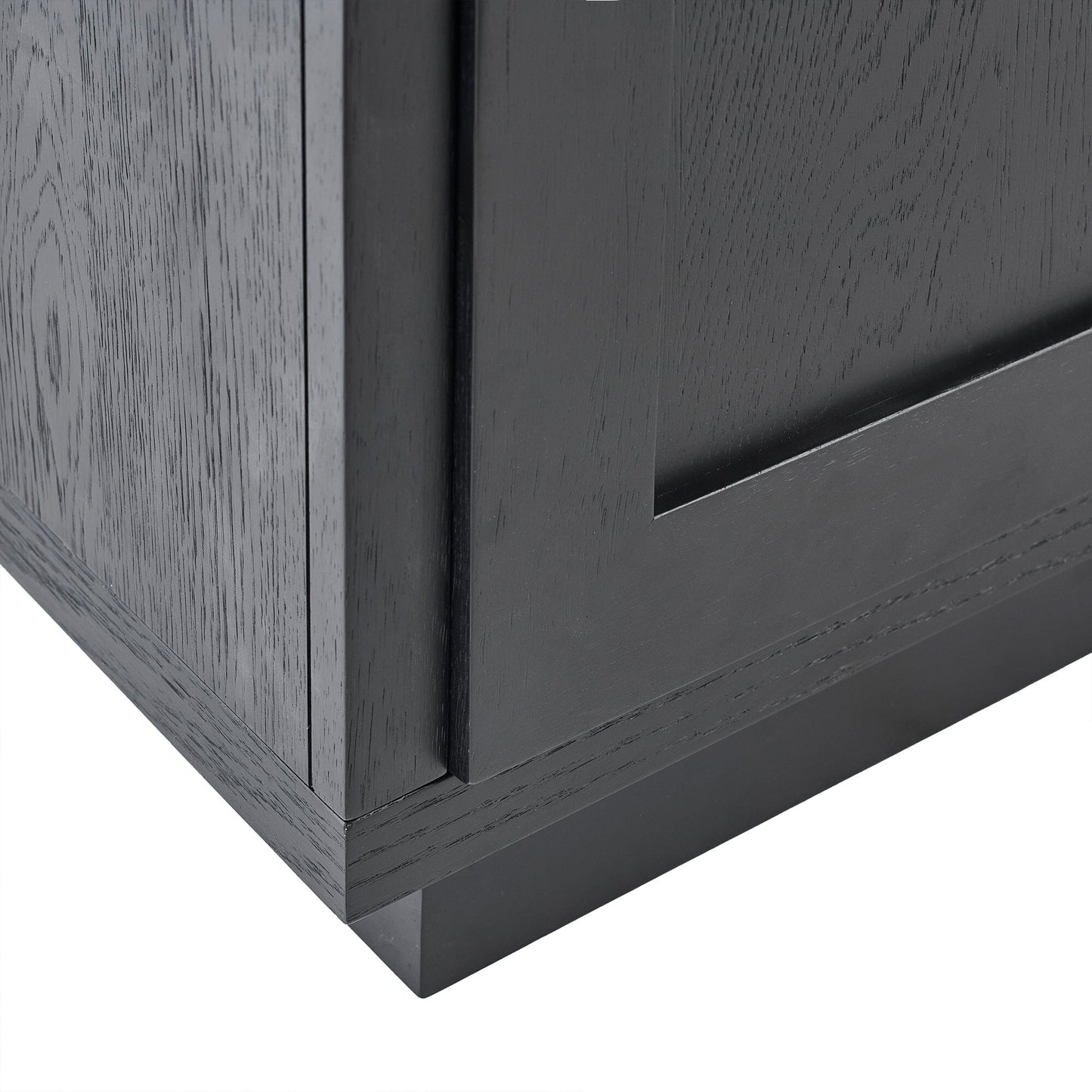 Astrid 3 Door Large Sideboard - Black Oak - Laura James