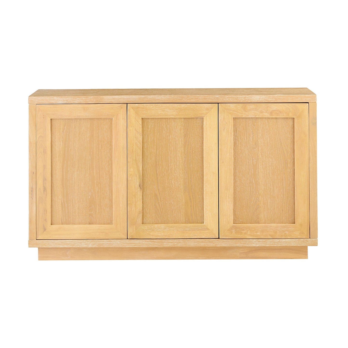 Astrid 3 Door Large Sideboard - Whitewash Oak - Laura James