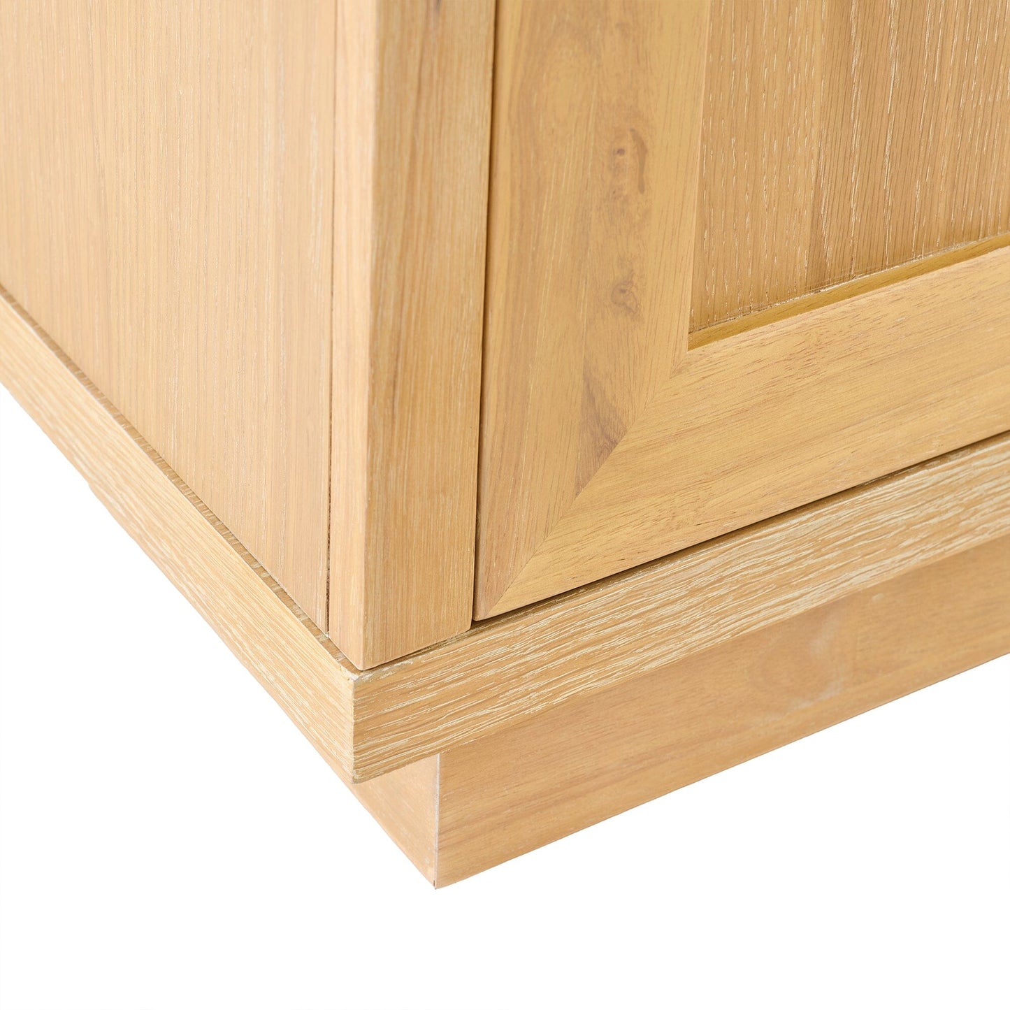 Astrid 3 Door Large Sideboard - Whitewash Oak - Laura James