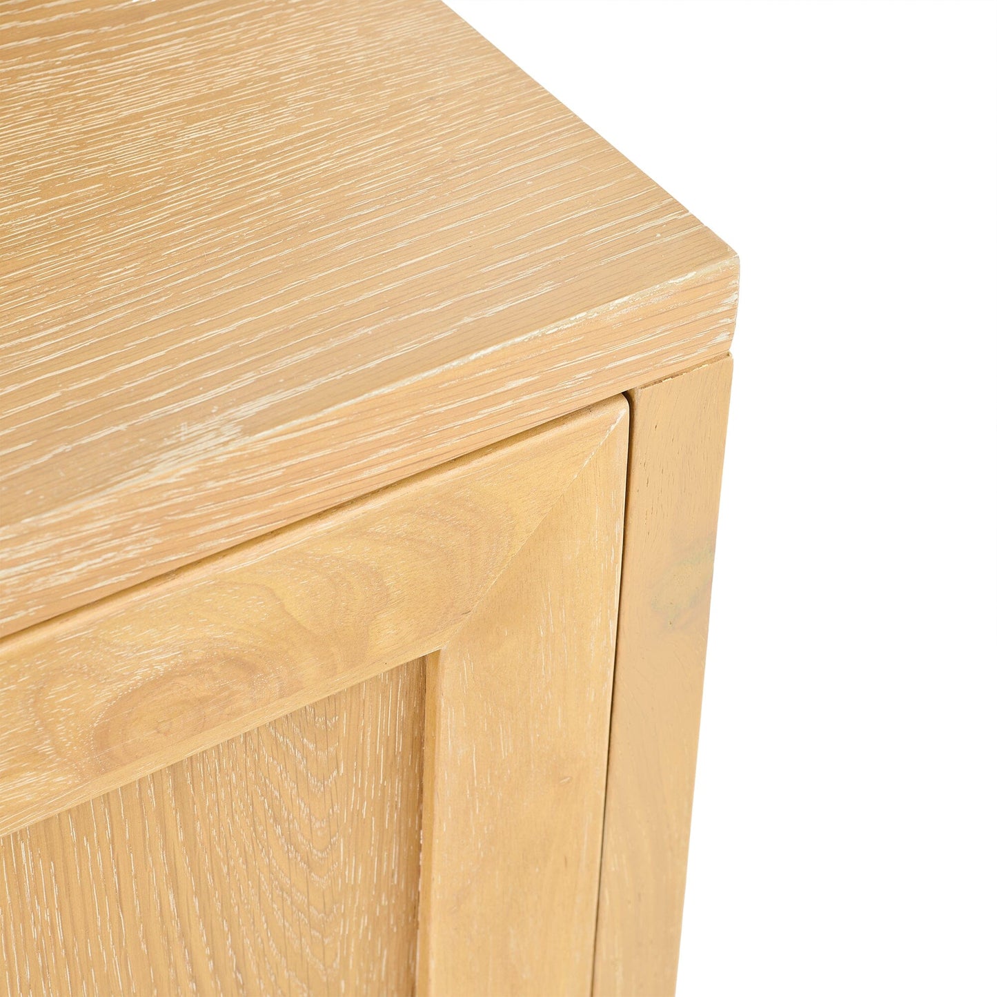 Astrid 3 Door Large Sideboard - Whitewash Oak - Laura James