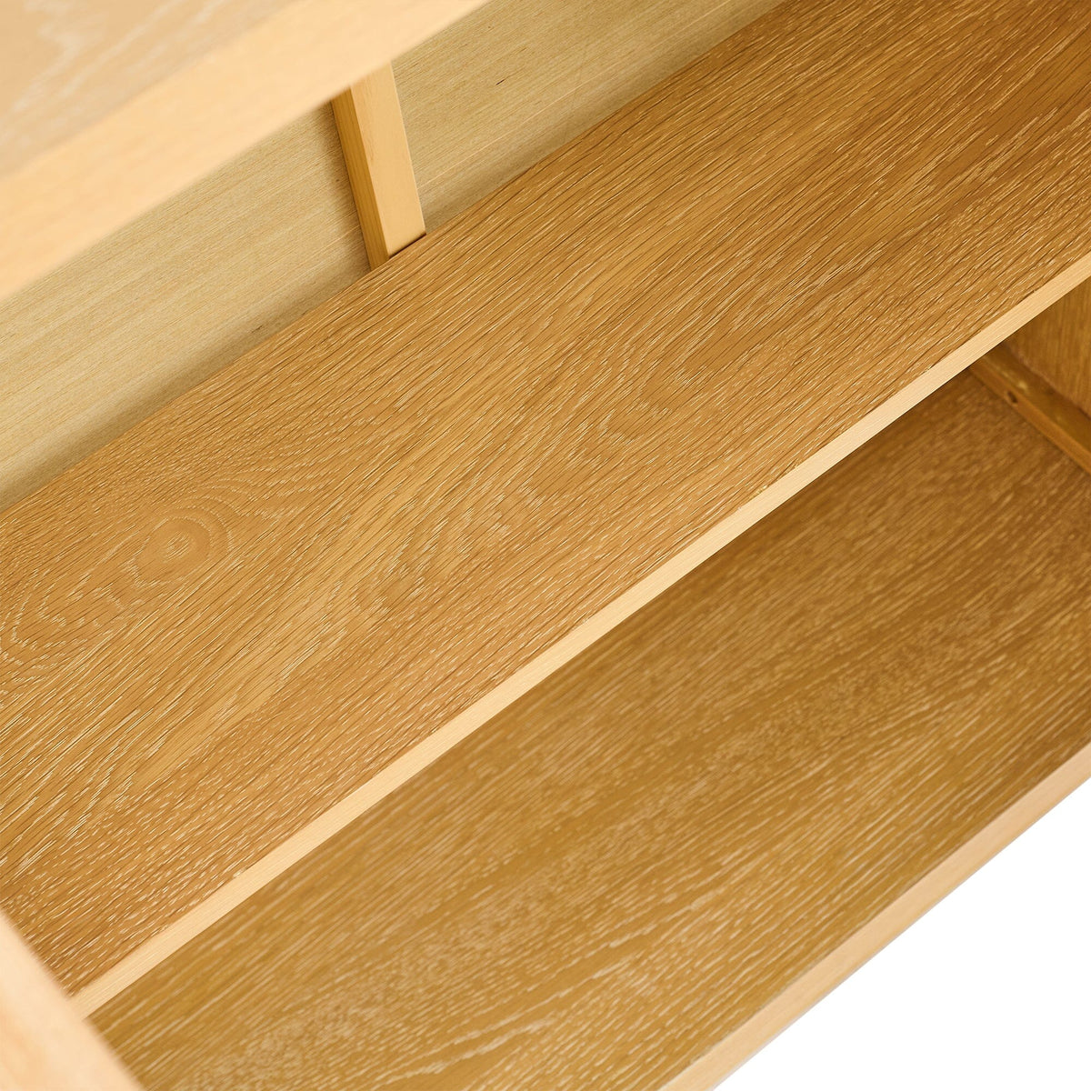 Astrid 2 Door Small Sideboard - Whitewash Oak - Laura James