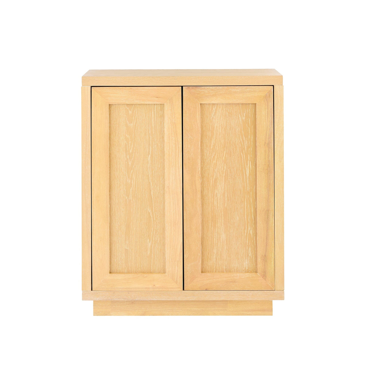 Astrid 2 Door Small Sideboard - Whitewash Oak - Laura James
