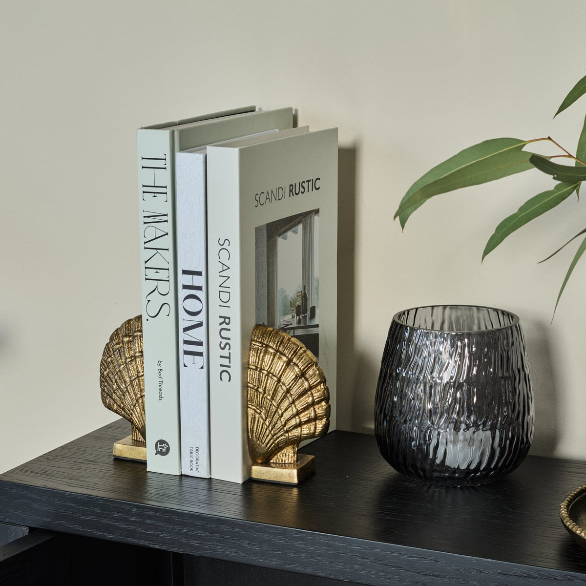 Astrid 2 Door Small Sideboard - Black Oak - Laura James