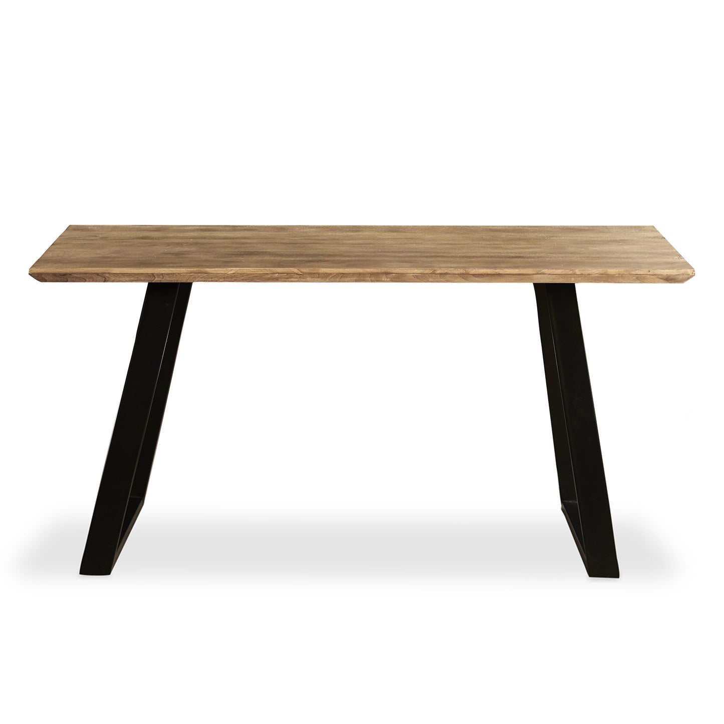 Atlas Mangowood Dining Table with Black Legs - Laura James