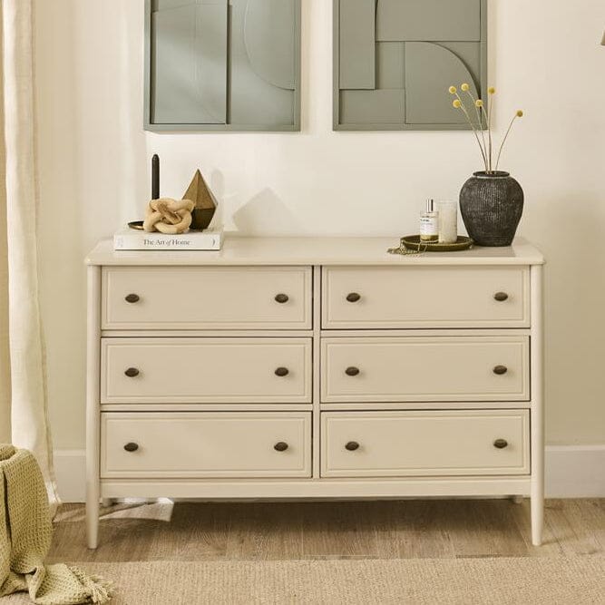 Aubrey 6 Drawer Chest of Drawers - Driftwood - Laura James