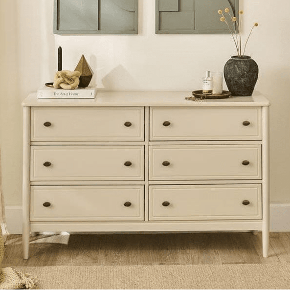 Aubrey 6 Drawer Chest of Drawers - Driftwood