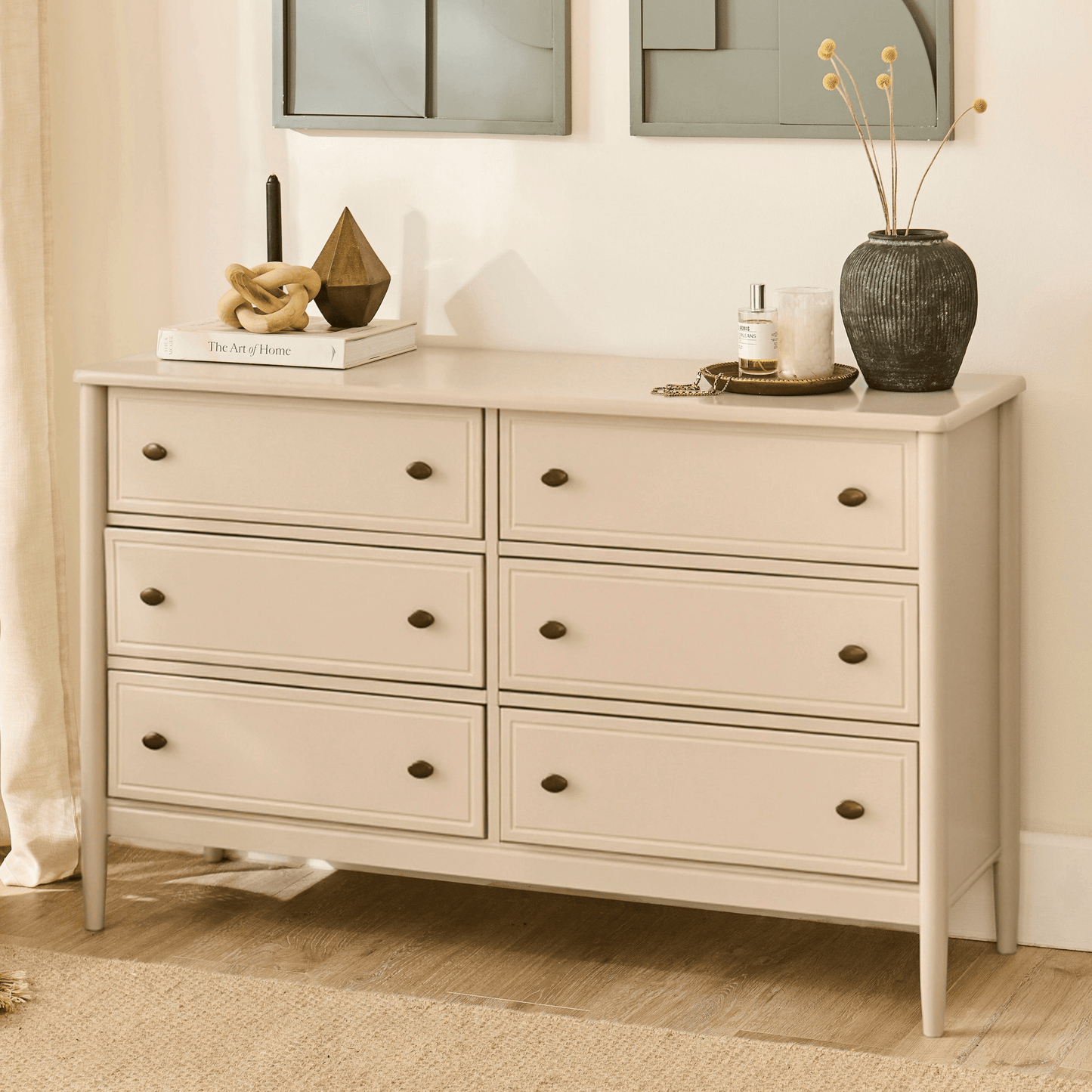 Aubrey 6 Drawer Chest of Drawers - Driftwood