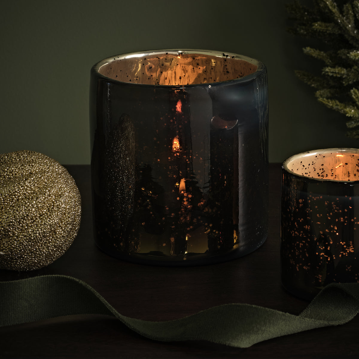 Bellano 12cm Candle Holder - Rustic Gold - Laura James