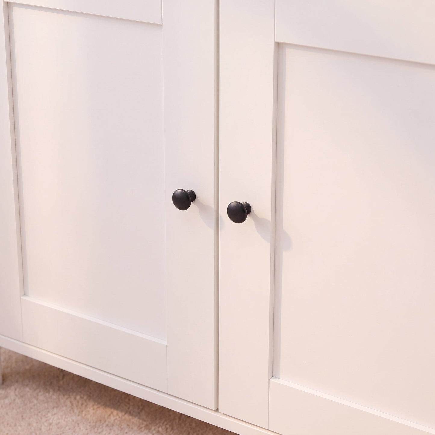 Bampton 2 Door Sideboard - Alabaster White - Laura James