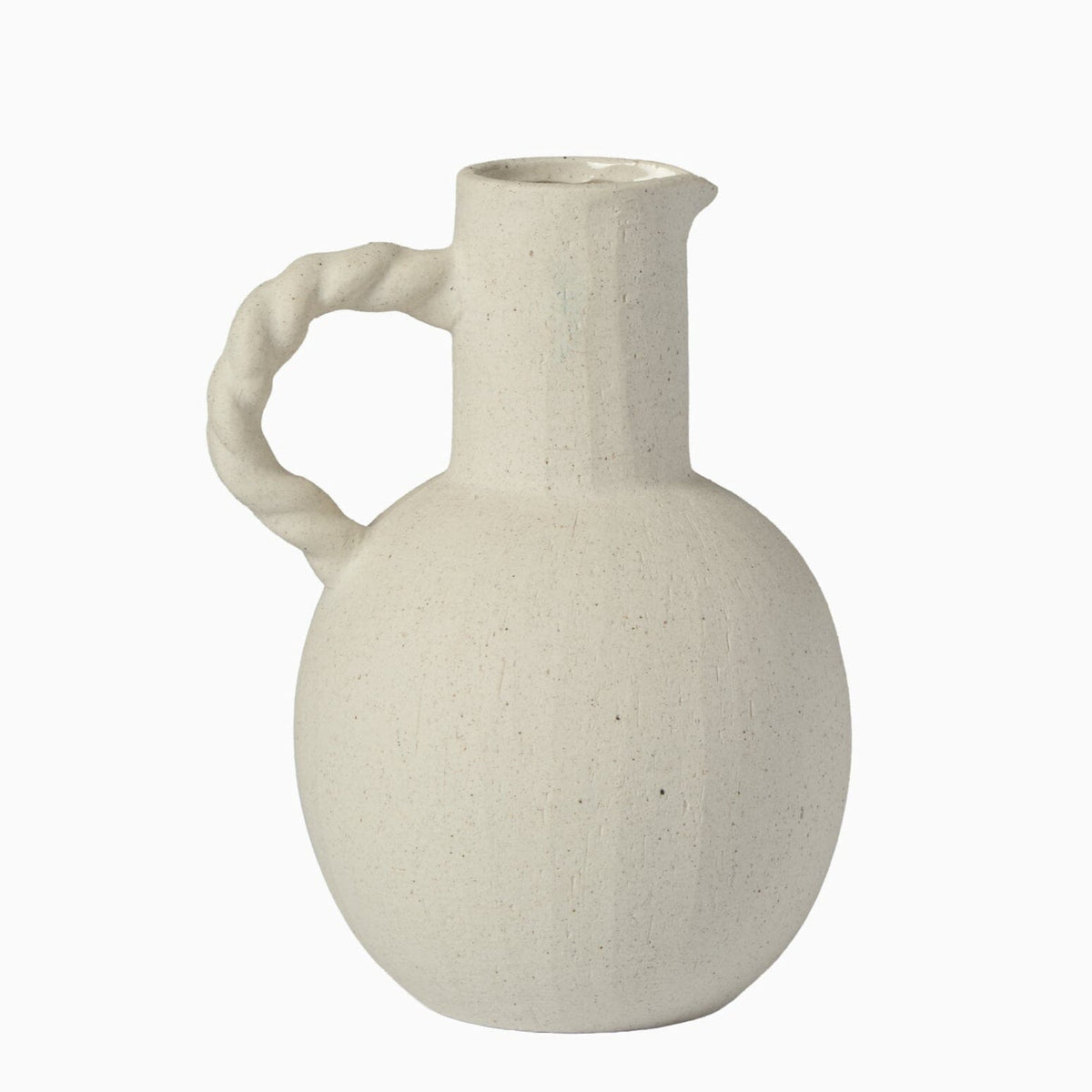Bayswater 20cm Ceramic Jug - Beige - Laura James