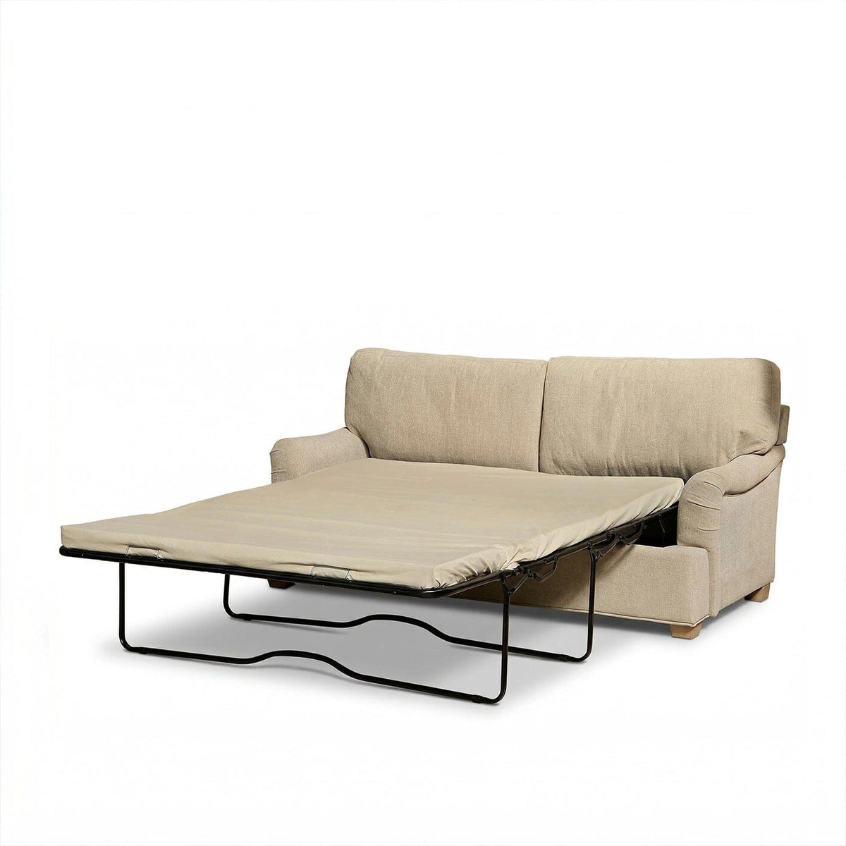 Brea_180cm_Sofa_Bed_Mink_Taupe_with_Whitewash_Oak_Legs-1 - Laura James